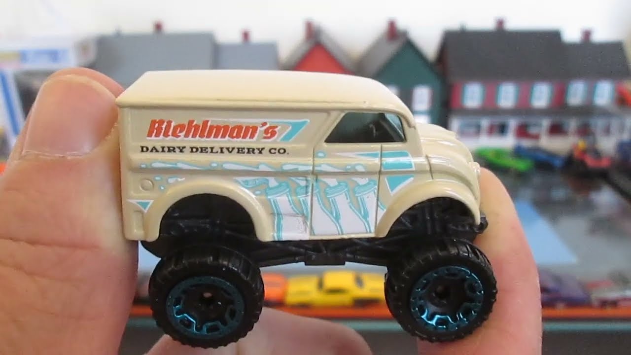 Monster Dairy Delivery 2025 Hot Wheels Toy Truck Unboxing & Review