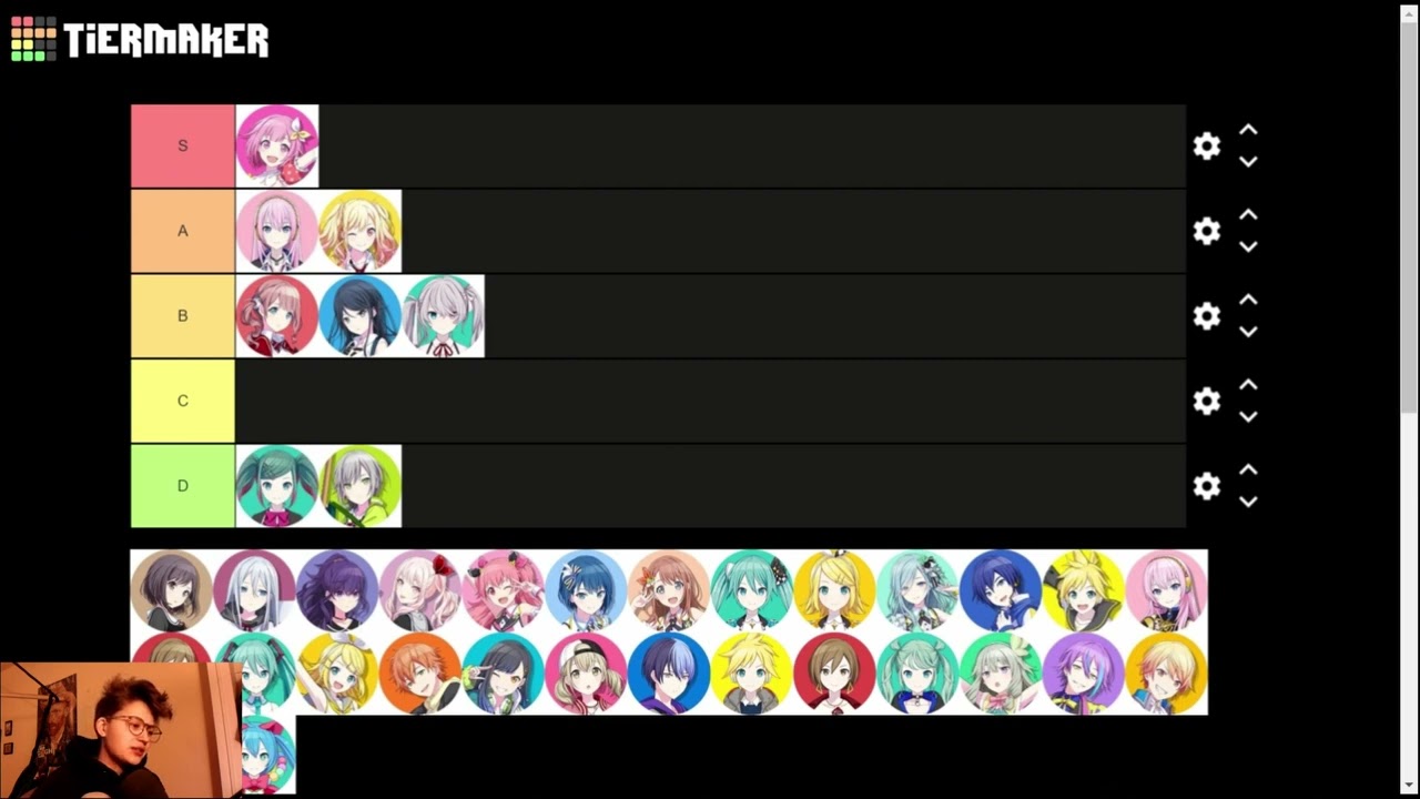 Tier Time Episode 15 Colorful stage Project Sekai characters YouTube