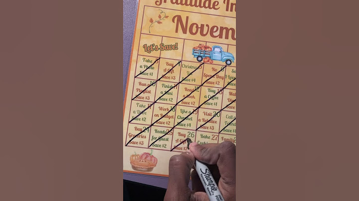 Daily Savings | Save With Gratitude | November 2024 Challenge #moneysavingideas