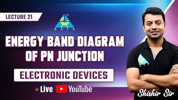 #21 | Energy band diagram of pn junction | Electronic Devices by Shishir Das Sir
