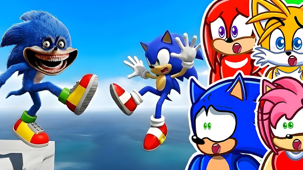 THE FUNNIEST SONIC and SHIN SONIC RAGDOLL FAILS!