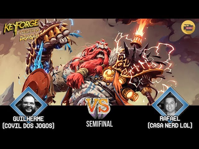 Keyforge: Pikachu Covil dos Jogos Vs Rafael Casa Nerd LOL (Ao