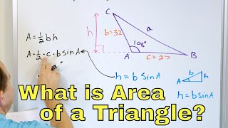 Area of a Triangle in Trigonometry  Formulas, Examples & Proofs  [22013]