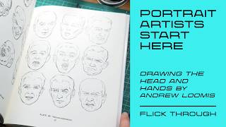 Drawing The Head And Hands By Andrew Loomis The Famous Artists Course Flick Through Booktube