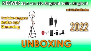 Neewer 25,4 Cm Led Ringlicht Selfie Ringlicht Mit Stativständer