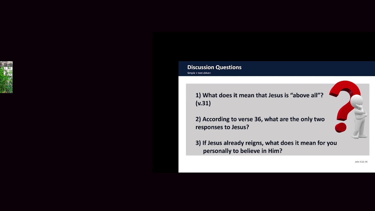 HE IS ABOVE ALL John 3:22–36