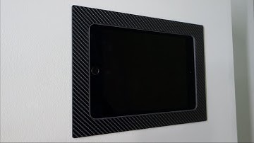 iWalldock Fixed iPad/Android Tablet Flush In-Wall Smart Home Touchscreen Control Mount