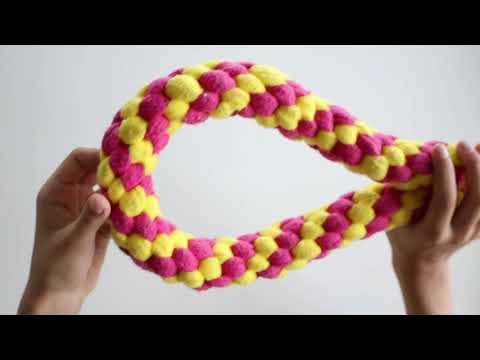 Macrame Rope Dog Toy – made