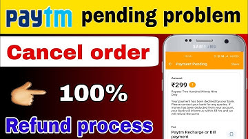 paytm pending payment cancel kaise kare | how to cancel order Paytm pending payment