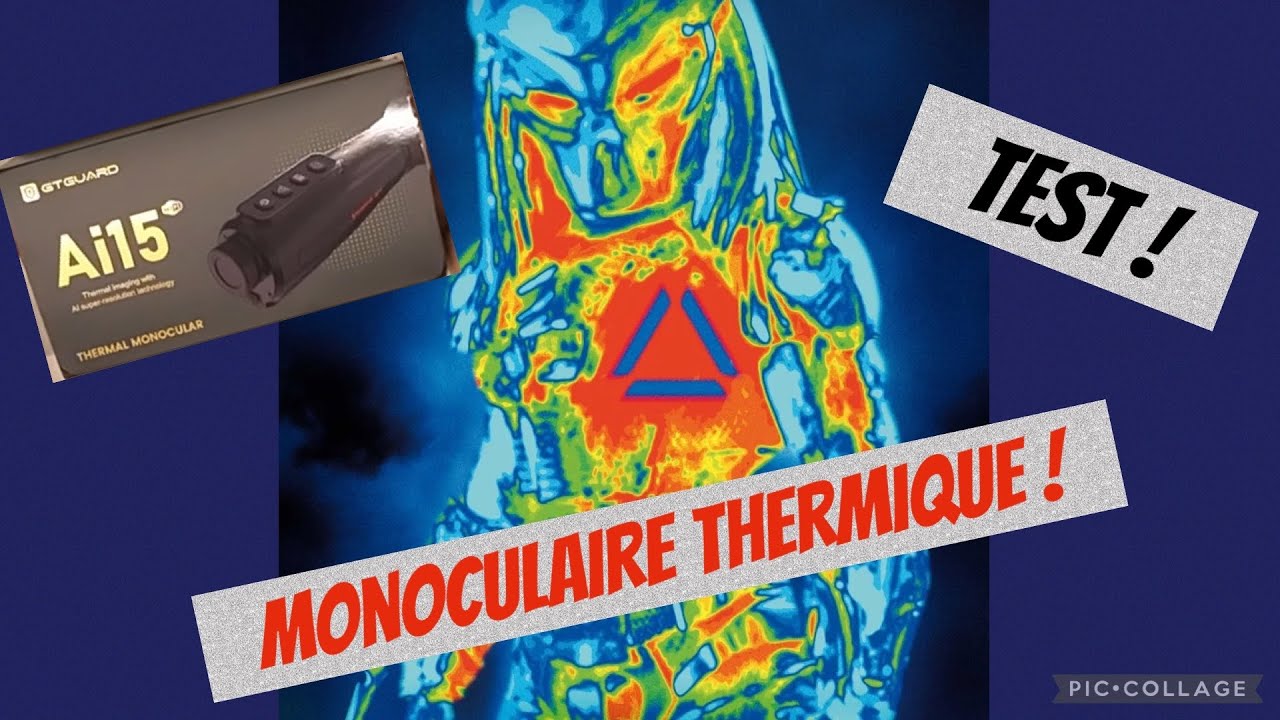 Monoculaire vision THERMIQUE !! Hawkeye AI15 le TEST !