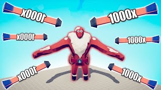 FIRE GIANT vs 2x 1000x OVERPOWERED UNITS - TABS | Totally Accurate Battle Simulator 2024 by TabsPlay 1,218 views 6 days ago 29 minutes