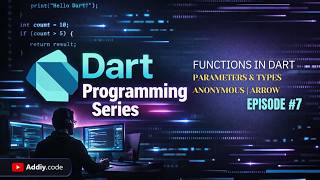 Functions in Dart | Types of Functions, Parameters, Anonymous & Arrow Function | Dart Tutorial