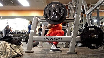 315 LBS PAUSE REPS SQUATS | DAY 34 | SQUATTING EVERYDAY | w/ MOTOR CONTROL