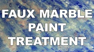 Faux Marble Paint Treatment