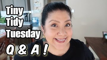 GET TO KNOW ME! TINY TIDY TUESDAY!! | Q & A WITH TEAM TINY TIDY