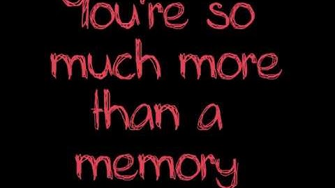 Hoobastank - More Than A Memory HQ (with lyrics)