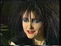Capture de la vidéo Siouxsie   1986 03 15   Interview @ N 73