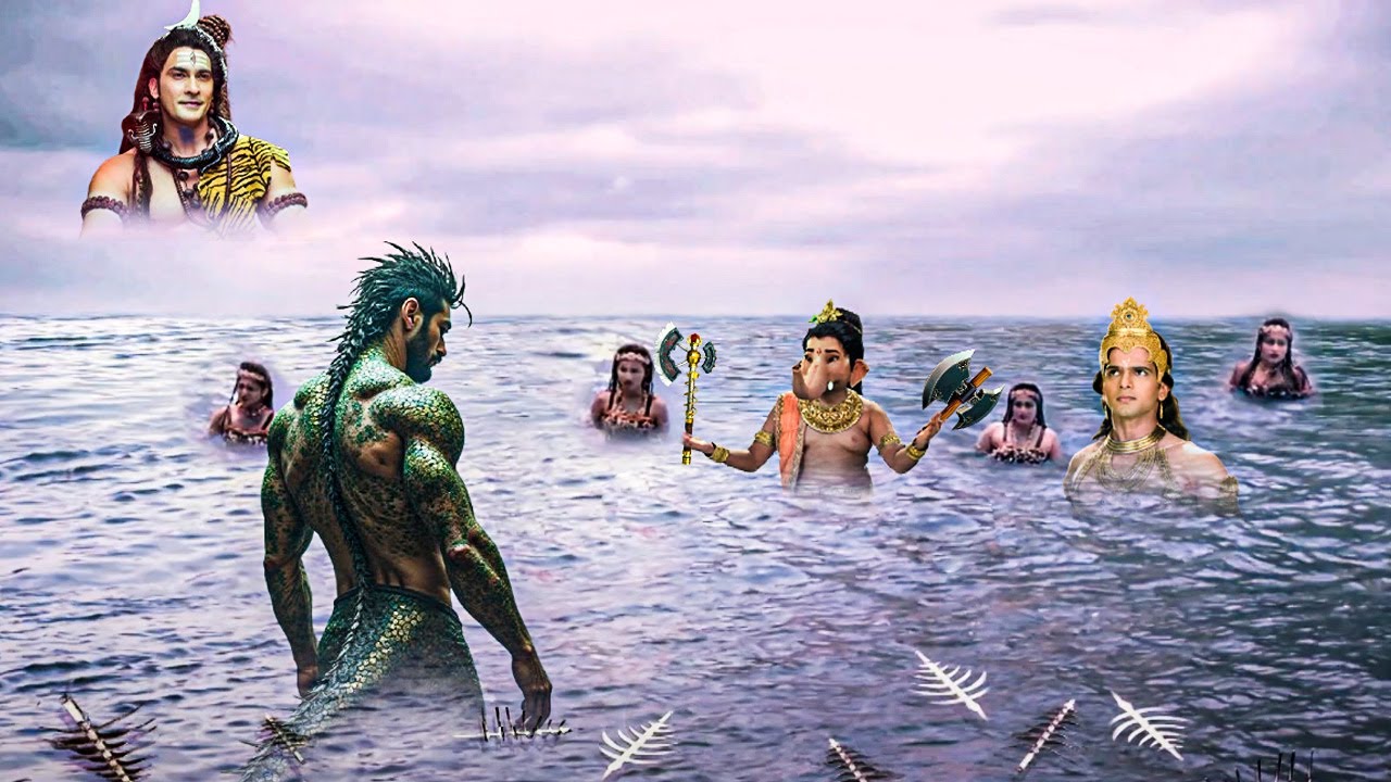 जब समुन्द्र का राक्षस बना खतरा, तब भोलेनाथ ने भेजे गणेश और कार्तिकेय! | Vignaharta Ganesh