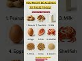 You Might Be Allergic to These Foods! #shorts #foodallergies #food #wellness #nutrition #viralshorts