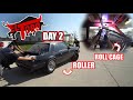 Day 2: We finally have parts (and a roller) plus Nitrous Burnouts! 8 second build in 8 Day Mustang