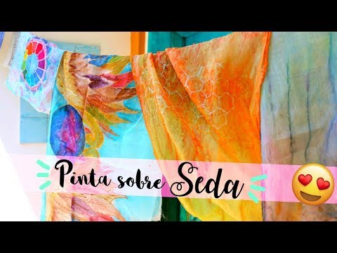 Vídeo: Com Pintar Sobre Seda