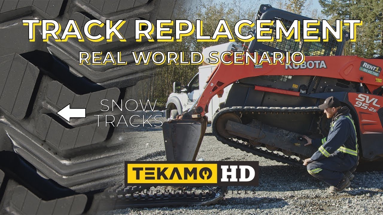 Replace Skid Steer Tracks WITHOUT Using Other Heavy Equipment - Track