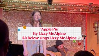 Apple Pie 54 Below Sings Lizzy McAlpine