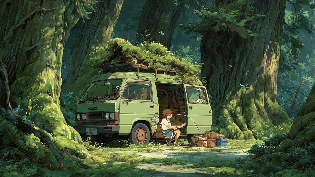 🚐 Midnight Van Lo-fi | Endless Roadtrip Chillhop Mix | Study, Relax, Sleep