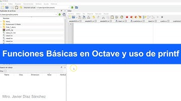 Funciones Básicas en Octave y uso de "printf"