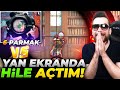 YAN EKRANDAN HİLE AÇTIM 6 PARMAK VS EMÜLATÖR | PUBG MOBILE