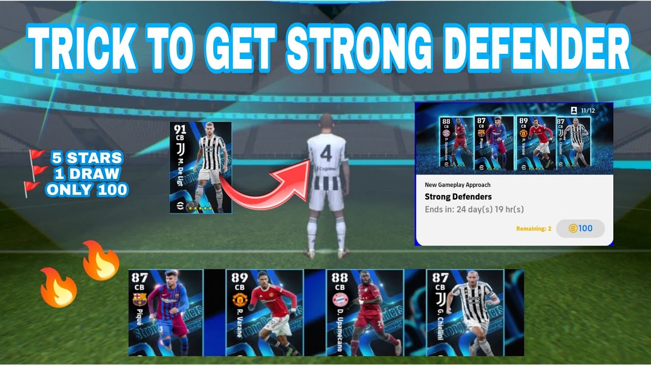 100% WORKING TRICK TO GET YOU FAVOURITE STRONG DEFENDER FROM PES 2022 MOBILE 🔥