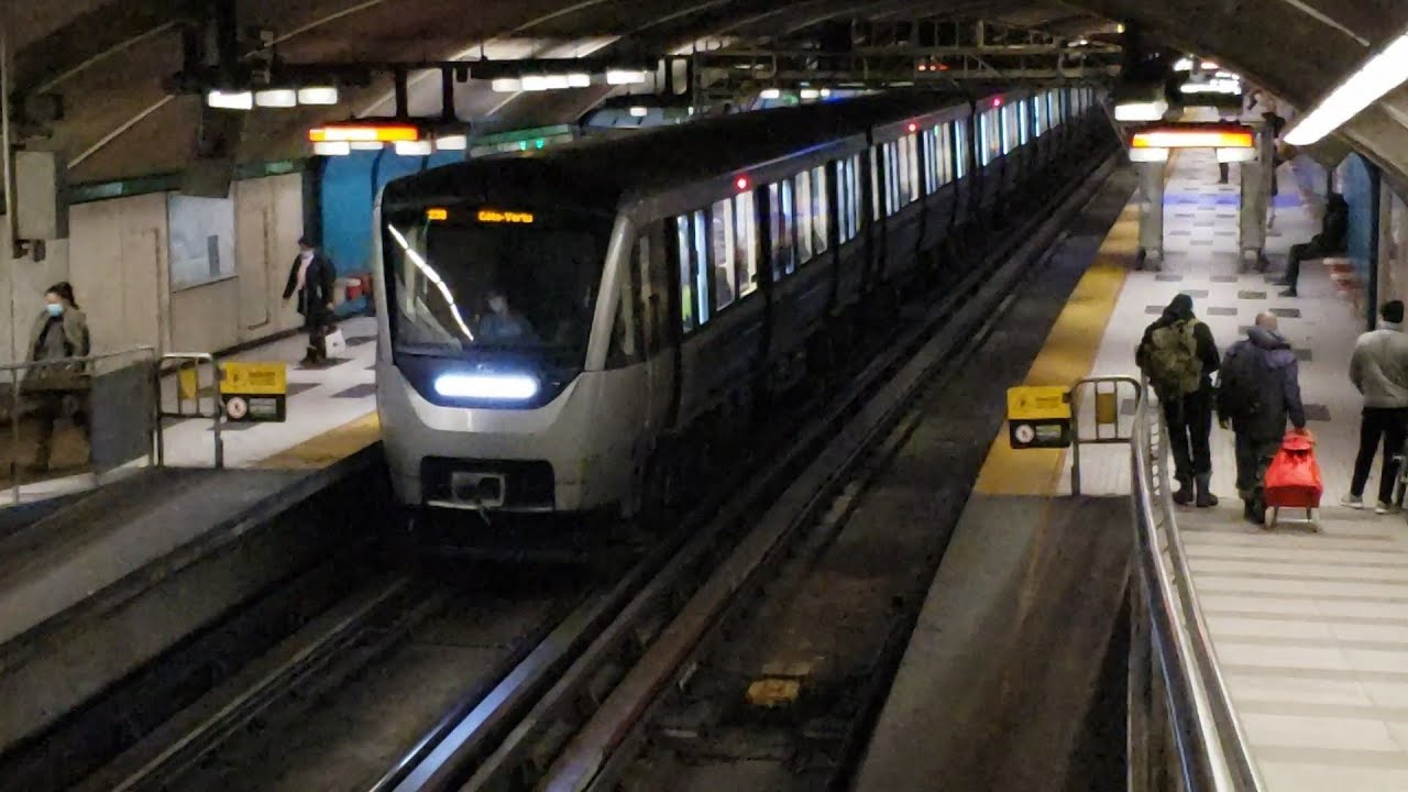 MONTREAL METRO Plamondon Station Azur Ramp View YouTube