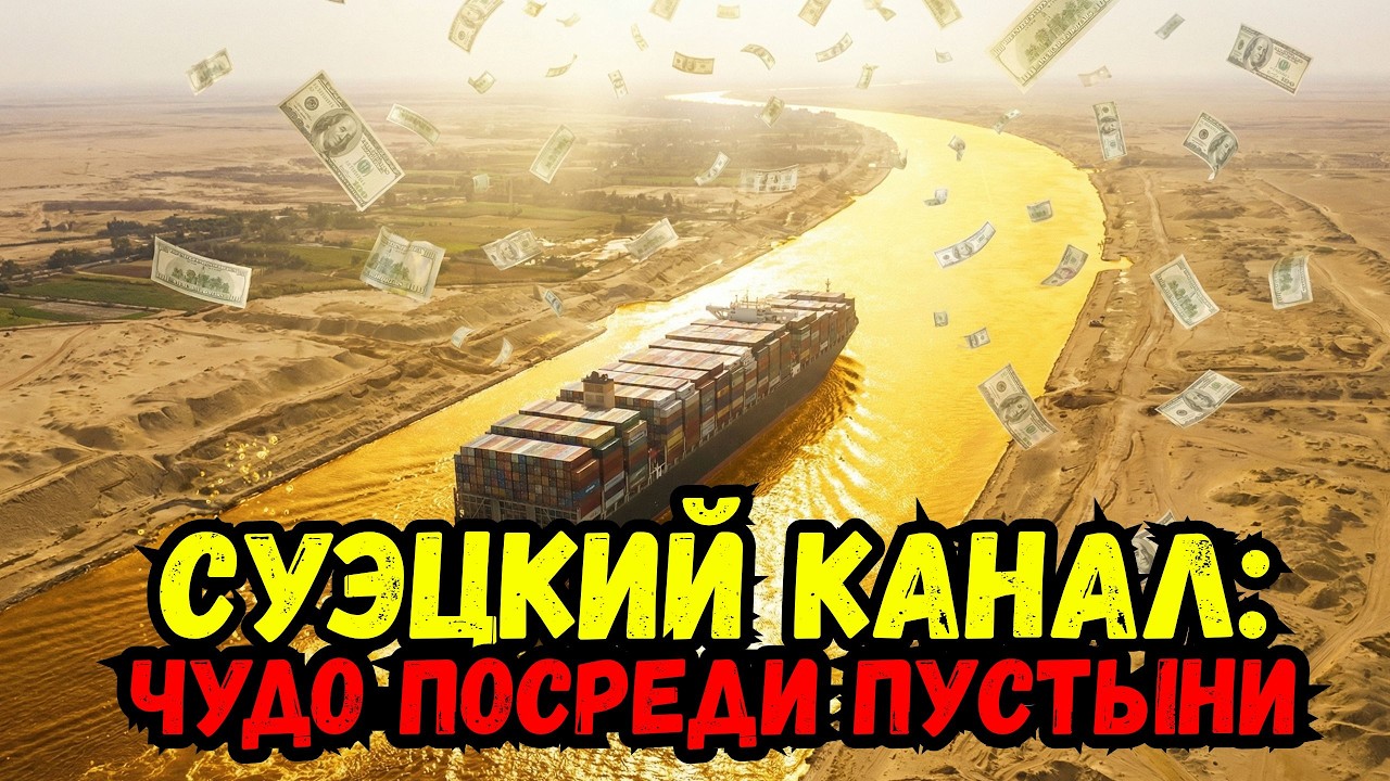 Суэцкий канал: узкая щель, которая держит в заложниках мировую экономику