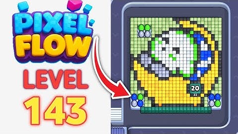 Pixel Flow Level 143 Walkthrough