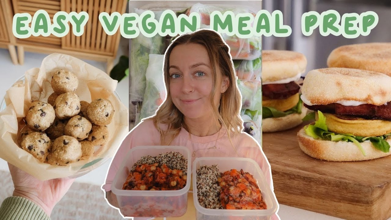 VEGAN MEAL PREP for the week ahead 🌟 easy and delicious recipes! YouTube
