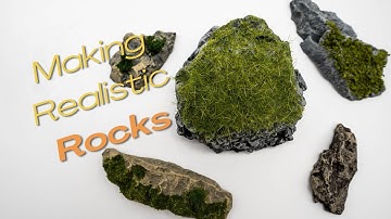Making realistic rocks for wargaming, tabletop games, dioramas or miniatures!