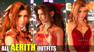 Final Fantasy Vii Remake : All Aerith Outfits For Don Corneo ( From Simple To Drop-Dead Gorgeous )