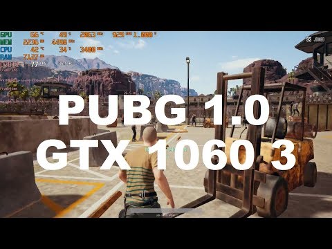 PUBG 1.0 - GTX 1060 3Gb + Ryzen 5 1600 | ALL SETTINGS