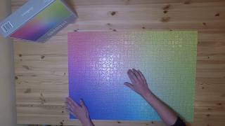 Jigsaw Puzzle Time Lapse -  Gradient, by Cloudberries - 1000 pieces