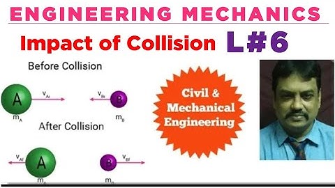 Impact of Collision Concept and Numerical | Engineering Mechanics | #B.tech | #Gate