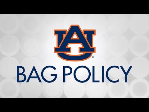 Clear Bag Policy - Auburn University Athletics