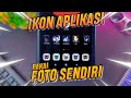 Cara Ubah Tampilan Ikon Aplikasi Pakai Foto Sendiri di Semua Android
