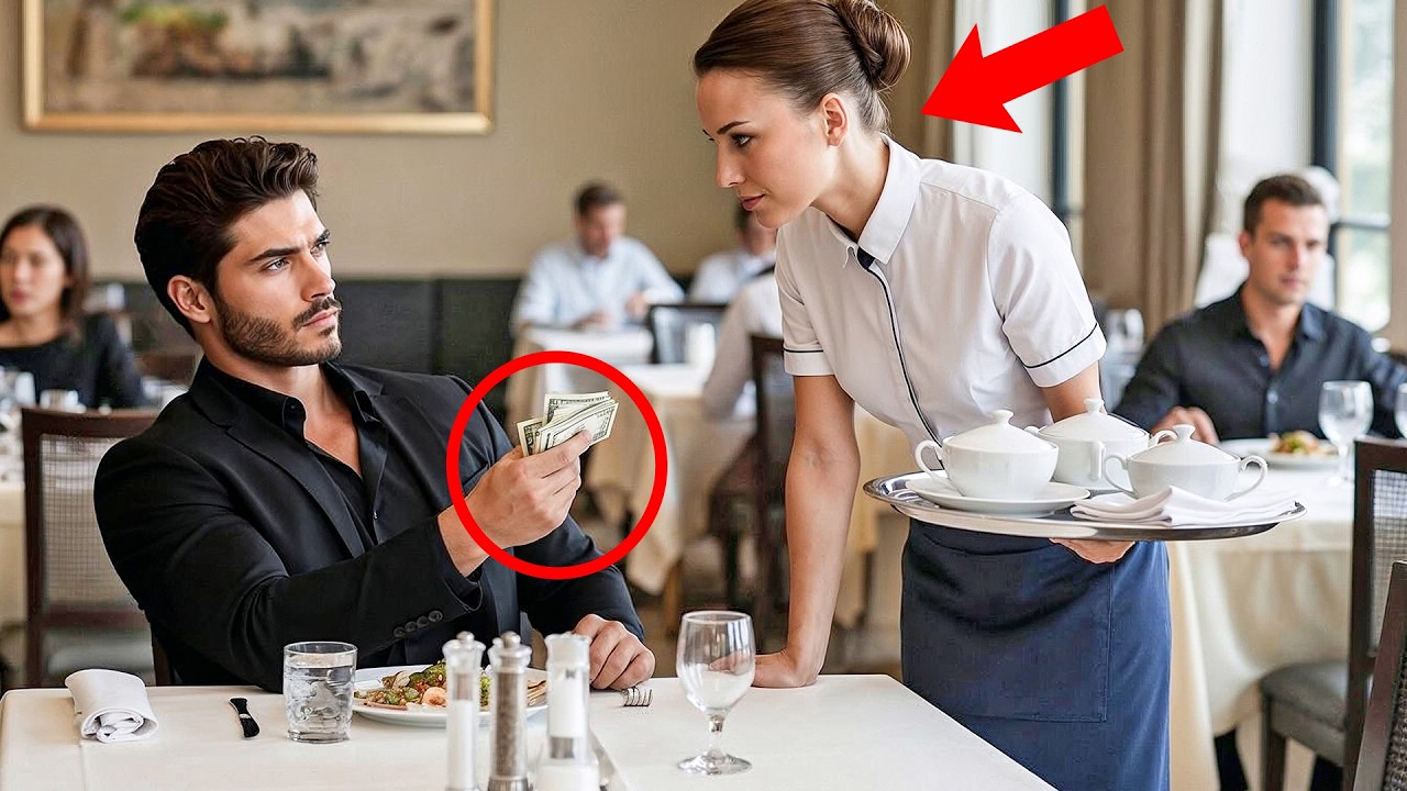 The Mafia Boss Tested the Waitress on Purpose — Her Calm Reaction Shocked Everyone
