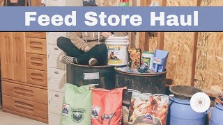 Go to the Feed Store With me! Feed Store Haul!