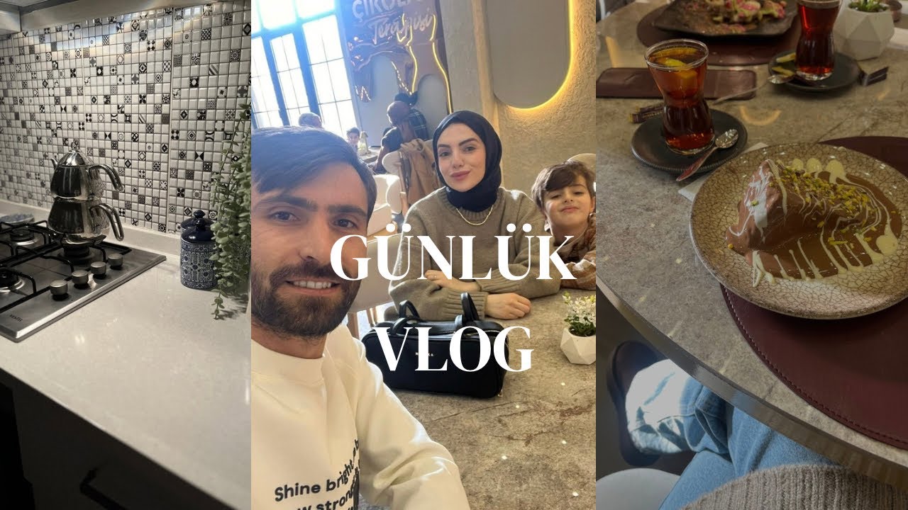 Bol Çamaşırlı,Kahvaltıdan Tatlıya Dolu Dolu Bir Gün | Eşim Geldiiii ! 