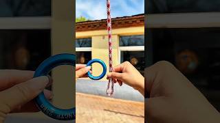 Prusik Ring Knot Tutorial 🔥 Strong Rope Knot You Need to Know #shorts