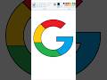 #How To Draw #Google Logo in MS #paint 💯💌👍 #shorts #Mspaint