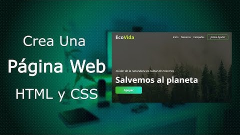 Cómo Crear una PÁGINA WEB RESPONSIVE✨ desde cero con HTML y CSS  (sin Framework) - Parte 1
