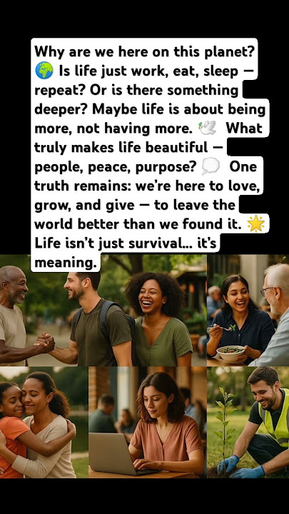 Download lagu More Than Survival: The Meaning of Life 🌍✨#shorts
