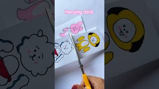 Download Lagu DIY Hanging paper dolls BTS 21 / craft for army #bts #army #diy MP3